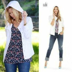 CAbi Soho Hoodie- White